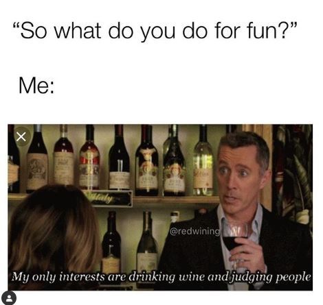 wine meme - what do you do for fun