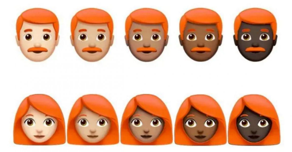 Congratulations Gingers, Redhead Emojis Are Coming To iPhone...Finally