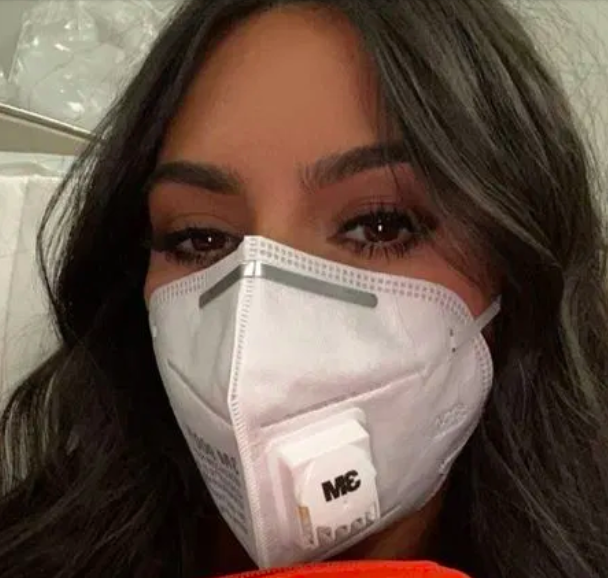 kim kardashian mask, kim kardashian coronavirus