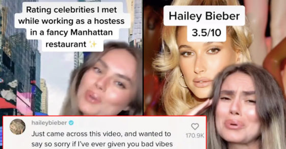 Hostess Who Went Viral For Calling Out Rude Celebs Gets Apology From Hailey Bieber